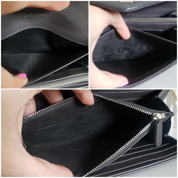 *SOLD* Authentic Pre-owned Yves Saint Laurent LouLou Flap Wallet - Picture 7 of 13